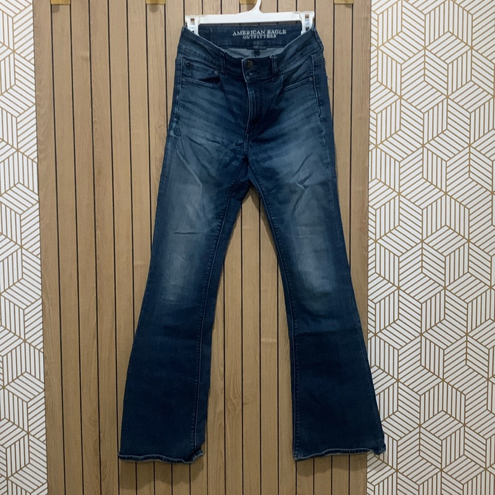 American Eagle Outfitters high rise artist flare